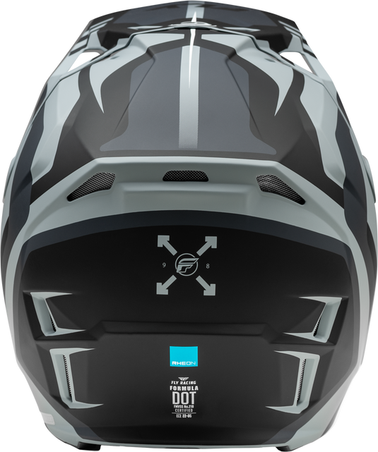 YTH FORMULA CP KRYPTON HELMET MATTE GREY/BLACK YL 73-0035YL image 2