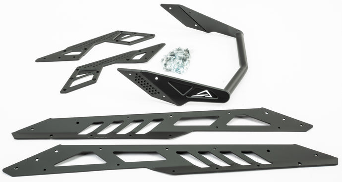 BUMPER REAR S-D GEN 4 AMT 165 TRACK FLAT BLACK SDRB465-AMT-FBK image 1