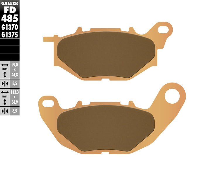 BRAKE PADS SINTERED FD485G1370 FD485G1370 image 1