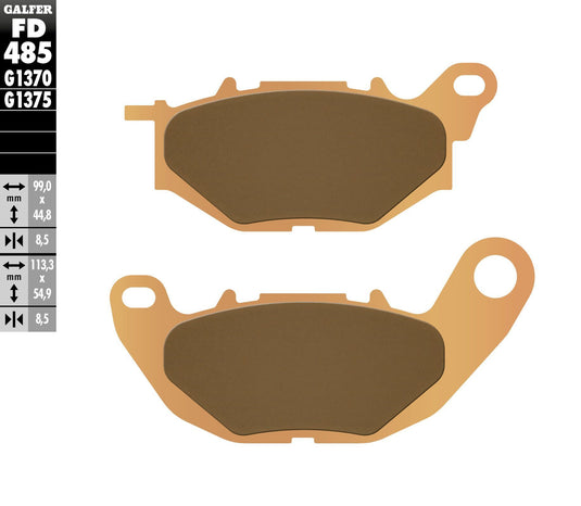 BRAKE PADS SINTERED FD485G1370 FD485G1370 image 1