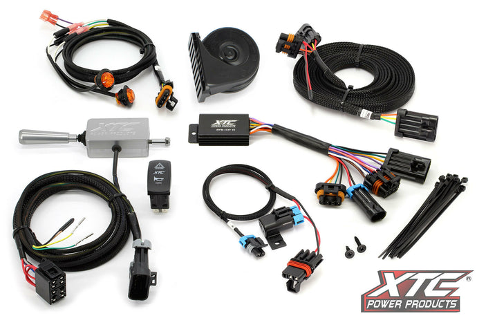 ATS KIT W/BILLET COLUMN LEVER ATS-L-POL-GBU image 1