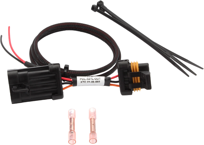 TAIL LIGHT POWER HARNESS LIC. PLATE & WHIP LIGHTS POL POL-X4TL-OUT image 1