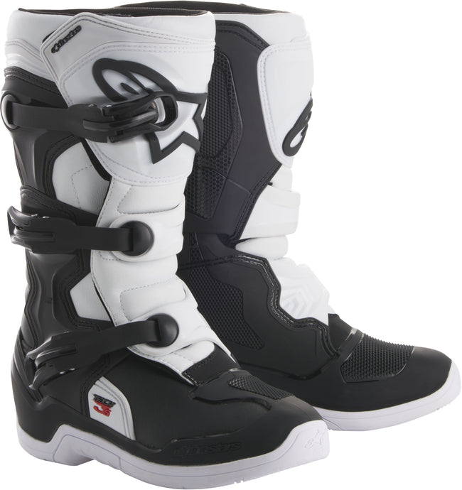 TECH 3S BOOTS BLACK/WHITE SZ 08 2014018-12-8 image 1