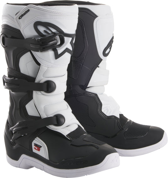 TECH 3S BOOTS BLACK/WHITE SZ 08 2014018-12-8 image 1