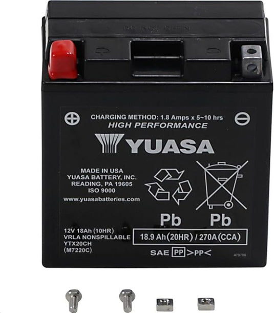 FACTORY ACTIVATED YTX20CH H-PERFORMANCE MF 12 VOLT BATTERY