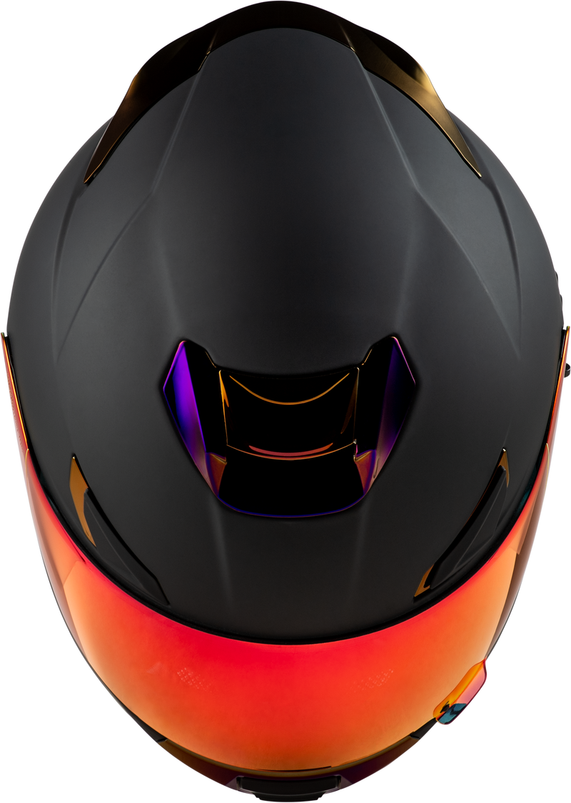 Load image into Gallery viewer, SENTINEL RECON HELMET MATTE BLACK/PURPLE CHROME SM 73-8429S image 3
