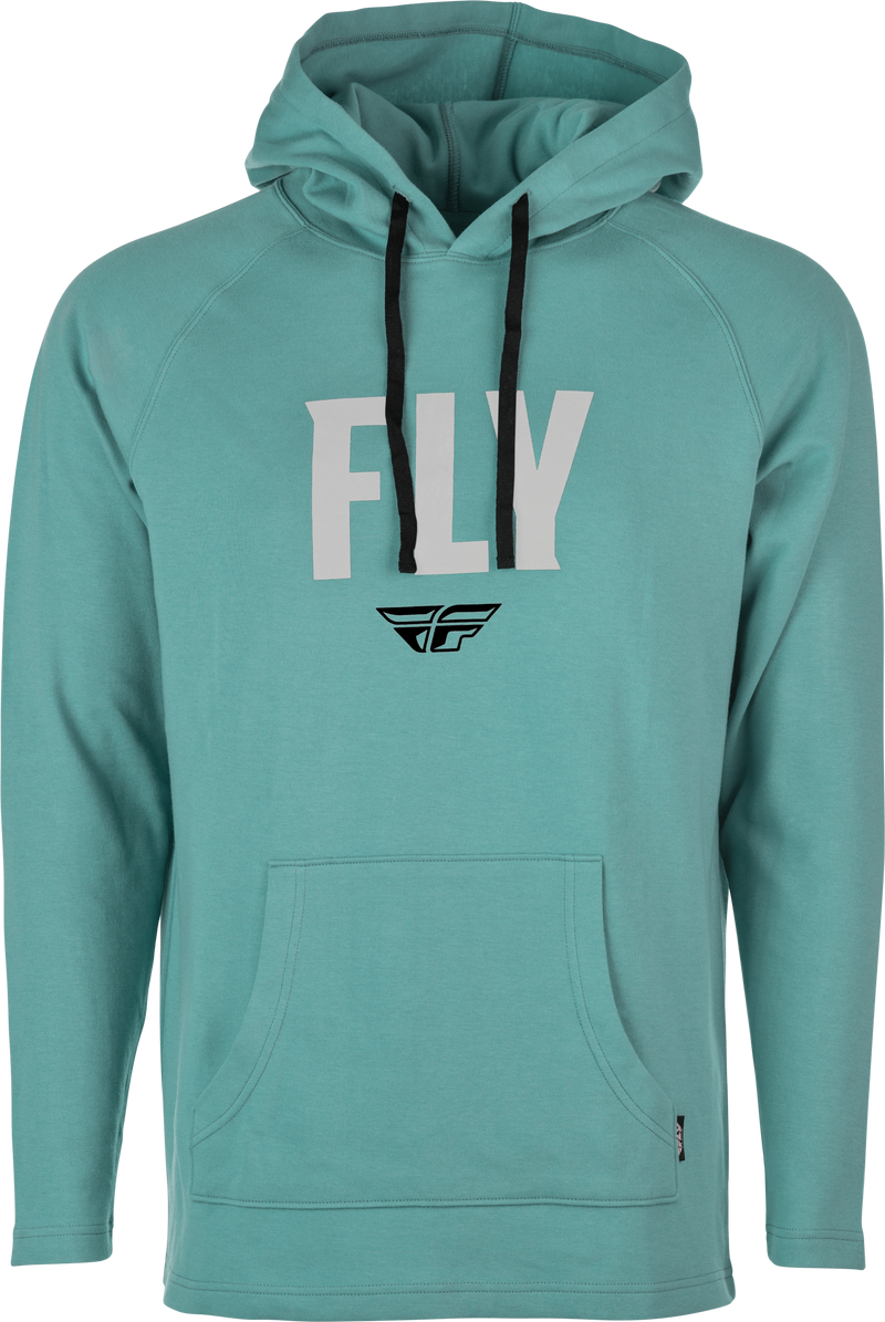 Load image into Gallery viewer, FLY WEEKENDER PULLOVER HOODIE SEA GREEN/GREY MD 354-0011M image 1
