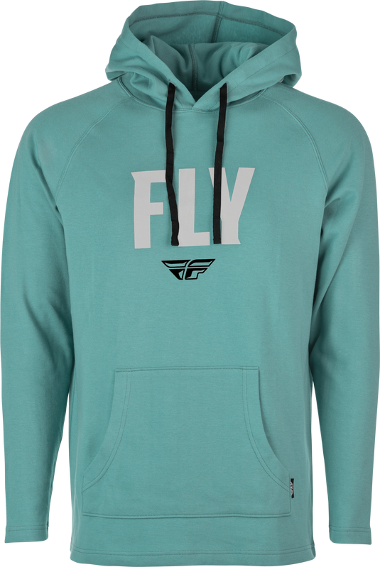 FLY WEEKENDER PULLOVER HOODIE SEA GREEN/GREY XL 354-0011X image 1