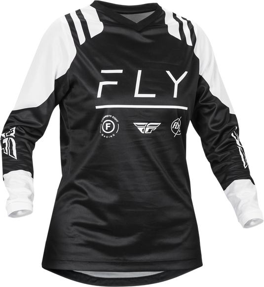 WOMEN'S F-16 JERSEY BLACK/WHITE 2X 377-8222X image 1