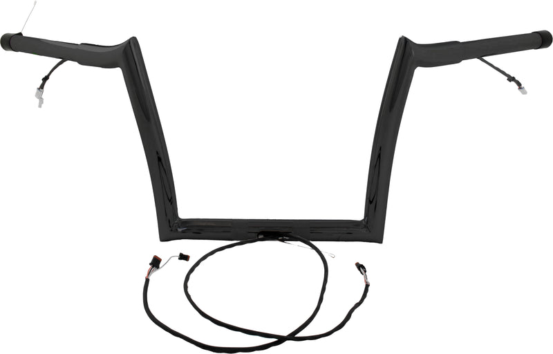 Load image into Gallery viewer, 12&quot; OEM MONKEY BAR PRE WIRED SATIN BLACK `15-UP FLTR OEMPW-15L-12 B image 1
