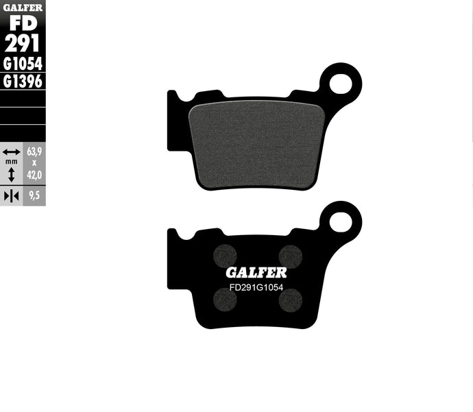 BRAKE PADS SEMI METALLIC FD291G1054 FD291G1054 image 1