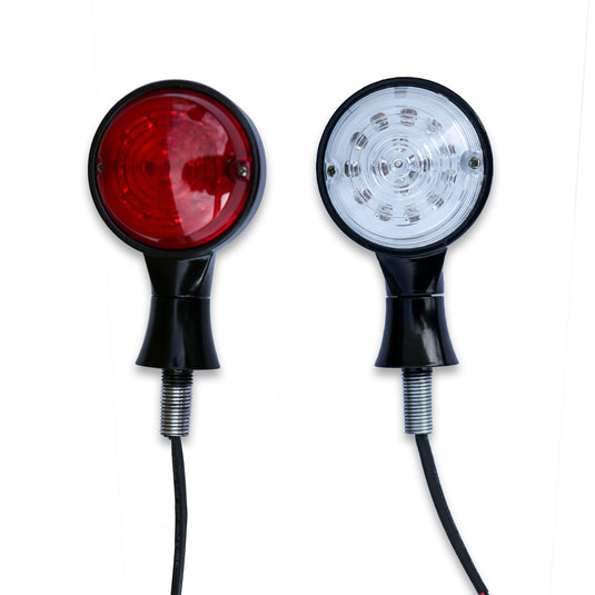 LED TURN SIGNAL RED UNIV BLACK PR B13-2501B image 2