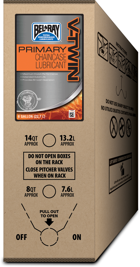 V-TWIN PRIMARY CHAINCASE LUBE 6 GAL BIB 301830150033 image 1
