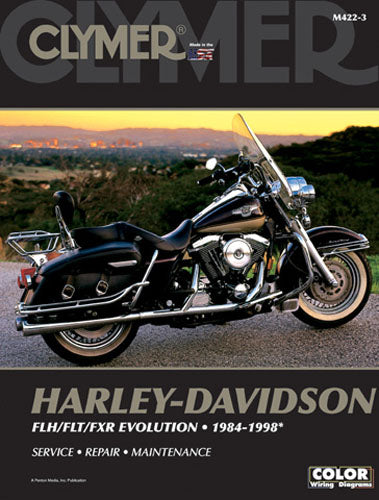 CLYMER MANUAL H-D FLH/FLT/FXR EVOLUTN 84-98