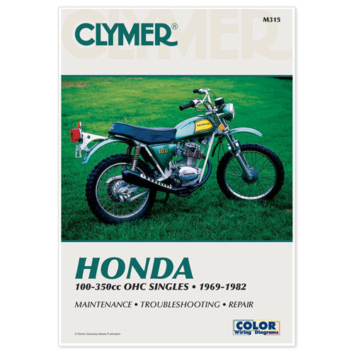 CLYMER MANUAL HON OHC SNGLS 100-350CC 69-82