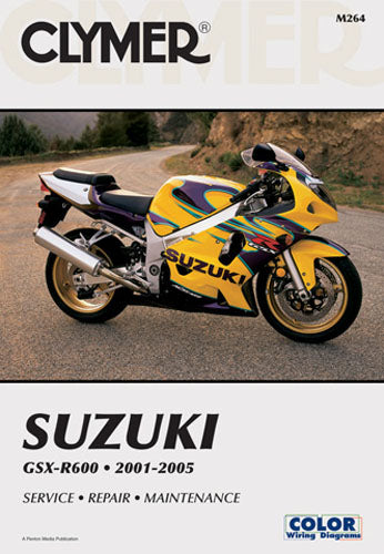 CLYMER MANUAL SUZUKI GSX-R600 01'-05'