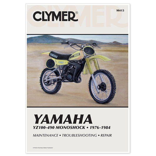 CLYMER MANUAL YAM YZ100-490 MONOSHOCK 76-84