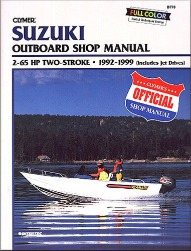 CLYMER MANUAL, SUZ 2-STROKE OB2-65 HP 92-99