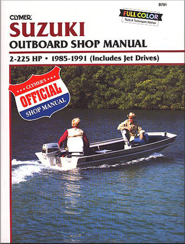 CLYMER MANUAL, SUZUKI 2-225 HPOB & JT D85-91