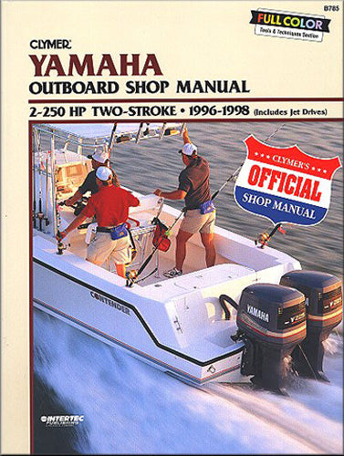 CLYMER MANUAL, YAMAHA 2-STROKEOB 2-250HP 96-98