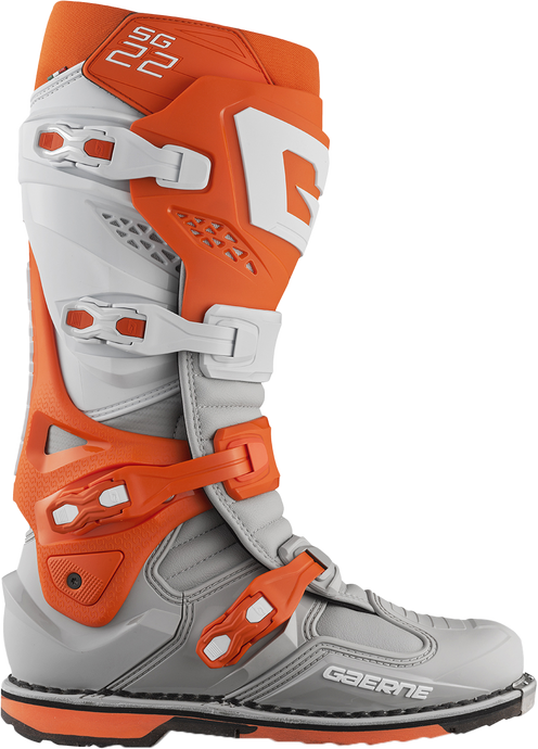 SG-22 BOOTS ORANGE/WHITE/GREY SZ 13 2262-008-48 image 1