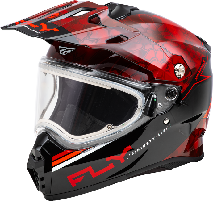 TREKKER CW CONCEAL HELMET ELEC SHLD RED/BLACK 2X 73-313612X image 1