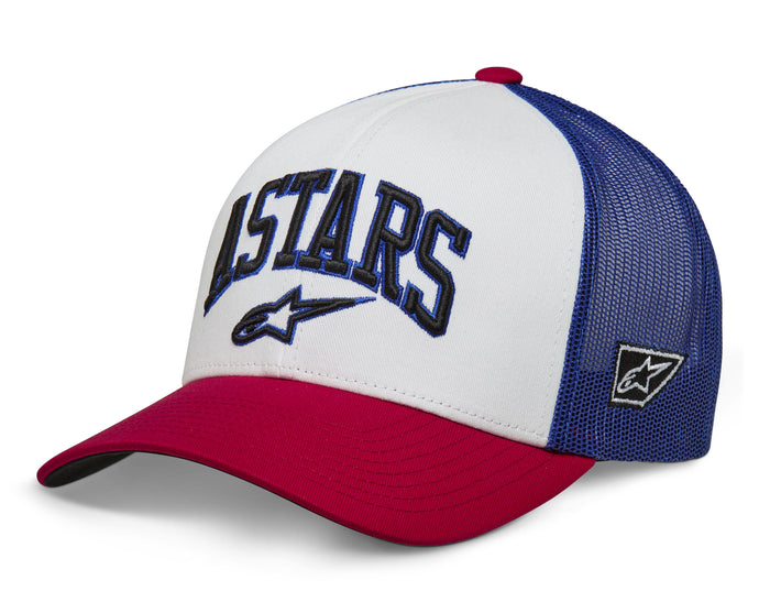 DUNKER TRUCKER HAT WHITE/RED/BLUE 1214-81717-2372-OS image 1