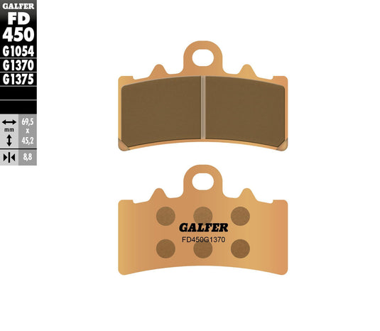 BRAKE PADS SINTERED FD450G1370 FD450G1370 image 1