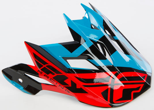 2016 DEFAULT VISOR TEAL/RED 73-9113 image 1