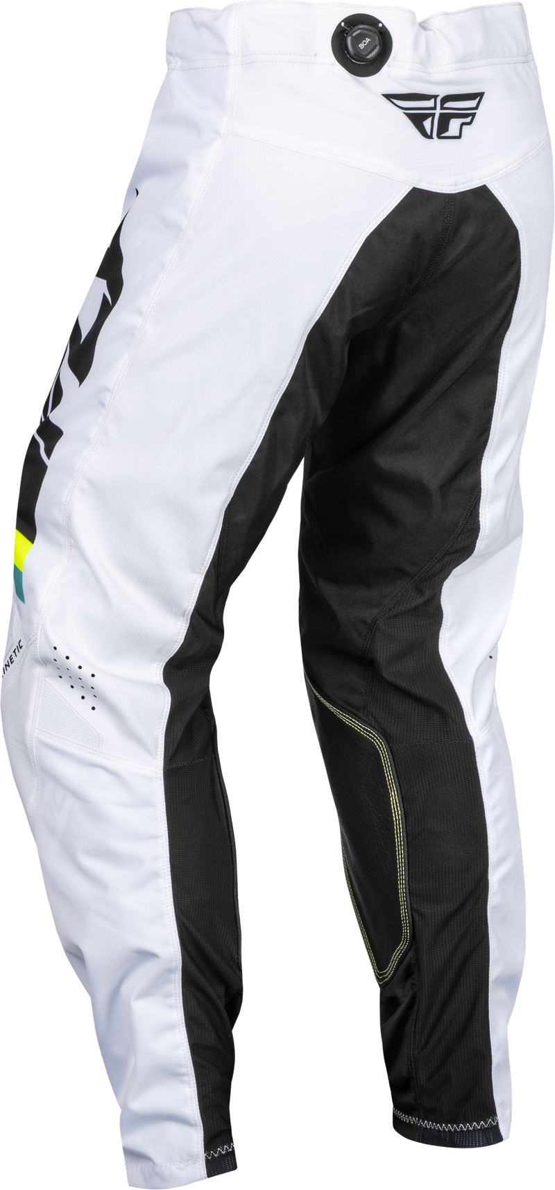 Load image into Gallery viewer, KINETIC PRIX PANTS WHITE/BLACK/HI-VIS SZ 34 377-43334 image 2
