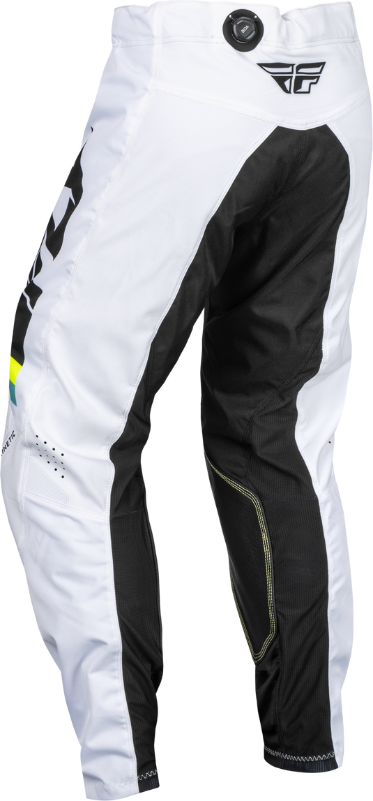 KINETIC PRIX PANTS WHITE/BLACK/HI-VIS SZ 34 377-43334 image 2