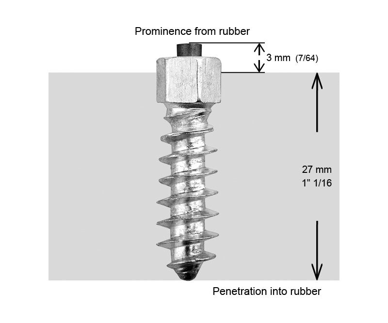 Load image into Gallery viewer, 1 1/8&quot;-30MM STD SCREW STUDS QTY 200 ST-30200 image 1
