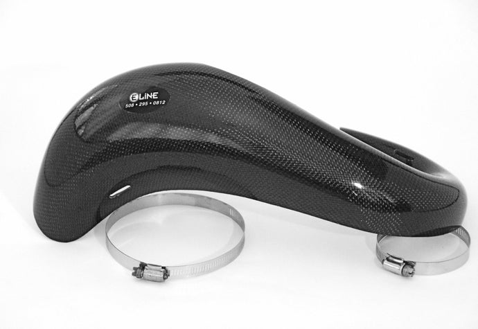 CARBON FIBER PIPE GUARDS BETA BPG20021 image 1