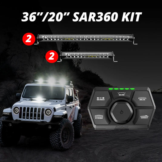 36/20  SAR360 LIGHT BAR EMERGENCY SAR LIGHT KIT XK-SAR360-2211 image 1