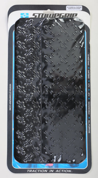 2/PK STOMPGRIP STRIPS BLACK QUADPLATE 33-13-0003B image 1