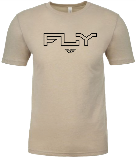 FLY EDGE TEE CREAM XL 354-0311X image 1