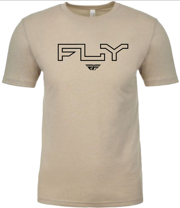 FLY EDGE TEE CREAM LG 354-0311L image 1
