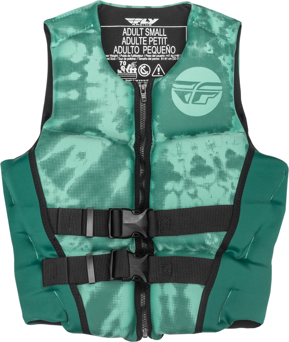 WMN'S NEOPRENE FLOTATION VEST DARK TEAL/LIGHT TEAL XS 221-30421XS image 1
