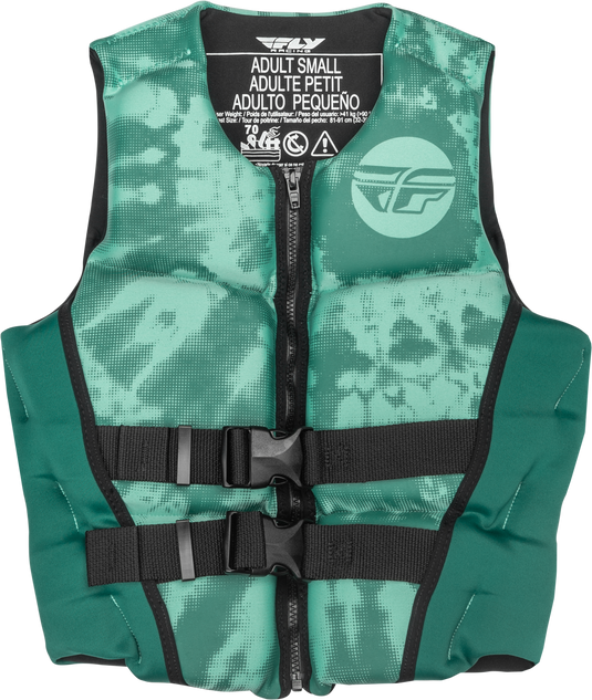 WMN'S NEOPRENE FLOTATION VEST DARK TEAL/LIGHT TEAL XL 221-30421X image 1