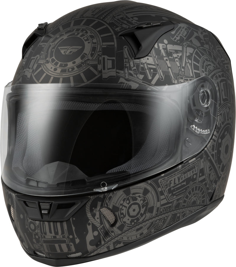 Load image into Gallery viewer, REVOLT MATRIX HELMET MATTE GREY/BLACK XS 73-8382XS image 1
