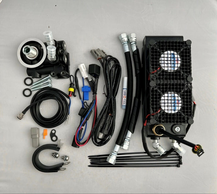 INDIAN OIL COOLER SIDE MOUNT NAKED IN-1N image 1