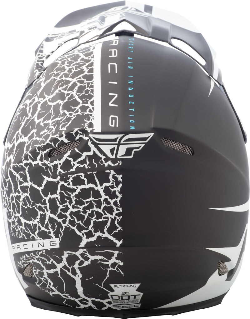 Load image into Gallery viewer, F2 CARBON FRACTURE HELMET MATTE BLACK/WHITE XS 73-4171-1-XS image 3
