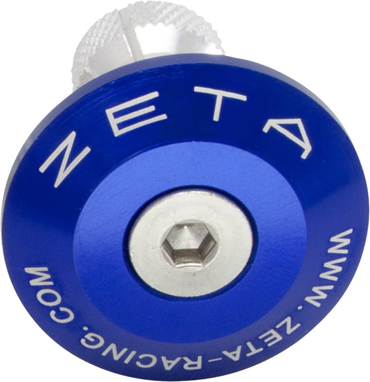 BAR END PLUG BLUE 35MM ZE48-7107 image 1