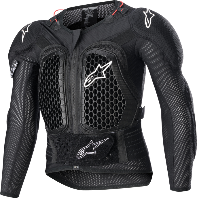 YOUTH BIONIC ACTION V2 PROTECTION JACKET BLACK SM/MD 6546823-10-S/M image 1
