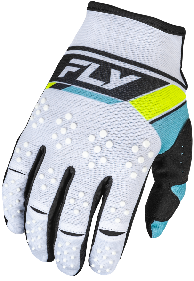 Load image into Gallery viewer, KINETIC PRIX GLOVES WHITE/BLACK/HI-VIS 3X 377-4133X image 1
