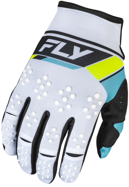 KINETIC PRIX GLOVES WHITE/BLACK/HI-VIS 3X 377-4133X image 1