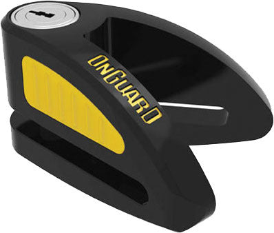 BOXER 8052 DISC LOCK BLK/YEL WITH REMINDER AND POUCH 45008052 image 1