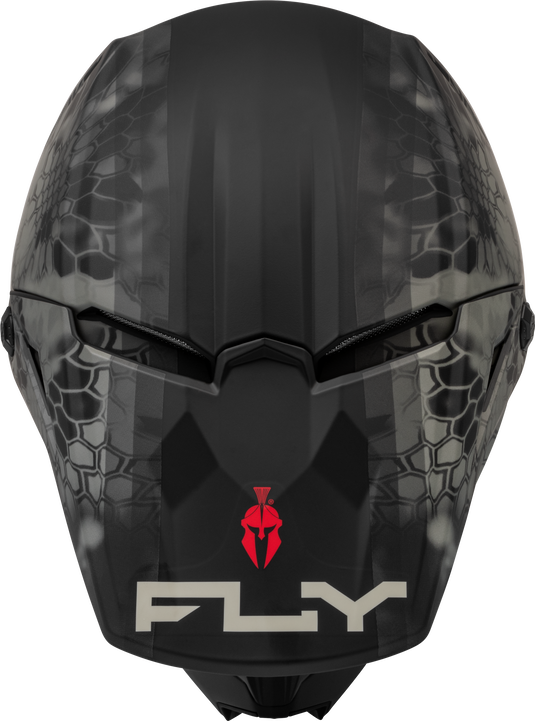 KINETIC SE KRYPTEK HELMET MATTE MOSS GREY/BLACK XS F73-8659XS image 3