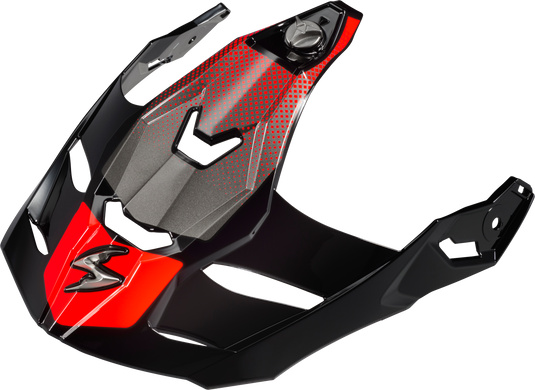 XT9000 PEAK VISOR TRAILHEAD RED 52-590-06 image 1