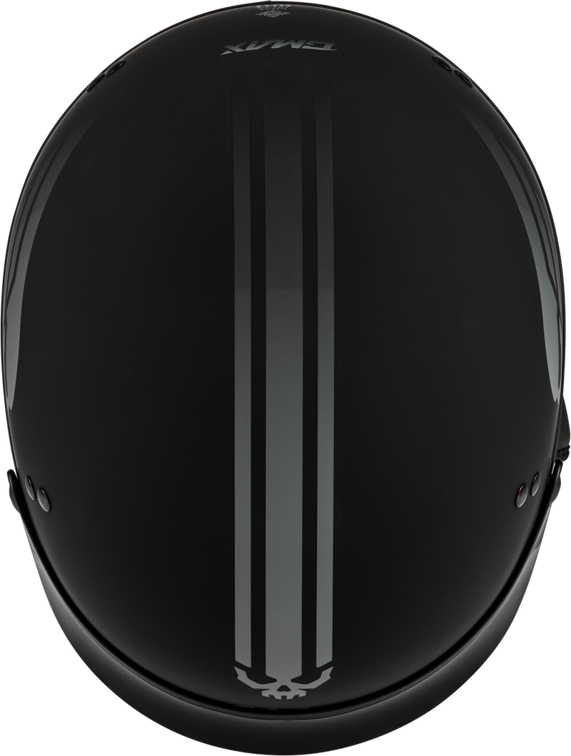 Load image into Gallery viewer, HH-65 RETRIBUTION HELMET W/PEAK MATTE BLACK/SILVER 2X H96511818 image 3
